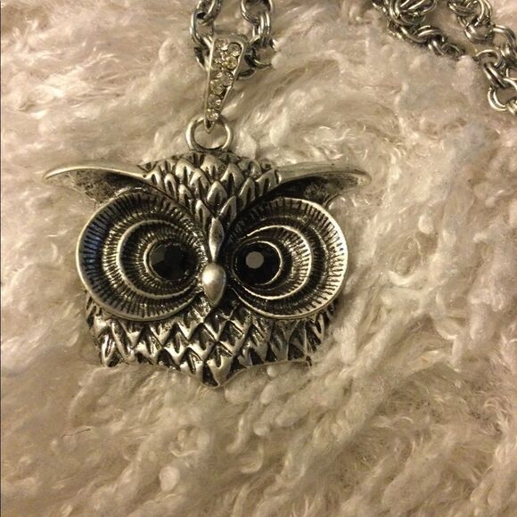 NWT Owl pendant antique silver tone - Picture 4 of 7
